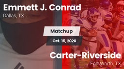 Matchup: Conrad vs. Carter-Riverside  2020