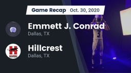 Recap: Emmett J. Conrad  vs. Hillcrest  2020