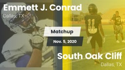 Matchup: Conrad vs. South Oak Cliff  2020