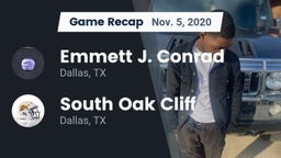 Recap: Emmett J. Conrad  vs. South Oak Cliff  2020