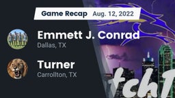 Recap: Emmett J. Conrad  vs. Turner  2022
