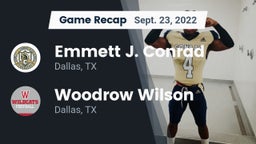 Recap: Emmett J. Conrad  vs. Woodrow Wilson  2022