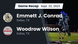 Recap: Emmett J. Conrad  vs. Woodrow Wilson  2023