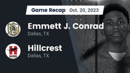 Recap: Emmett J. Conrad  vs. Hillcrest  2023