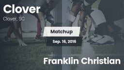 Matchup: Clover vs. Franklin Christian 2016