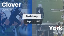 Matchup: Clover vs. York  2017