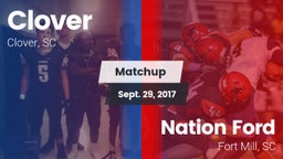 Matchup: Clover vs. Nation Ford  2017