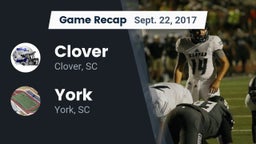 Recap: Clover  vs. York  2017
