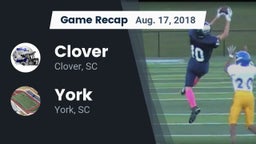 Recap: Clover  vs. York  2018