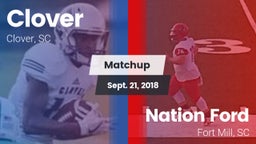 Matchup: Clover vs. Nation Ford  2018