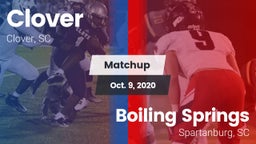 Matchup: Clover vs. Boiling Springs  2020