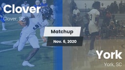 Matchup: Clover vs. York  2020