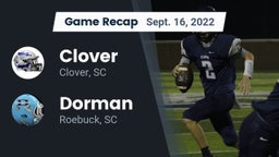 Recap: Clover  vs. Dorman  2022