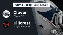 Recap: Clover  vs. Hillcrest  2023