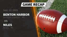 Recap: Benton Harbor  vs. Niles  2015