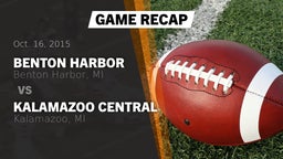 Recap: Benton Harbor  vs. Kalamazoo Central  2015