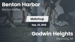 Matchup: Benton Harbor vs. Godwin Heights  2016