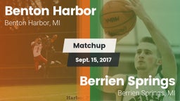 Matchup: Benton Harbor vs. Berrien Springs  2017