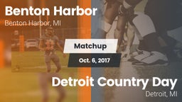 Matchup: Benton Harbor vs. Detroit Country Day 2017