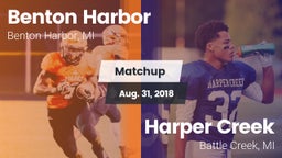 Matchup: Benton Harbor vs. Harper Creek  2018