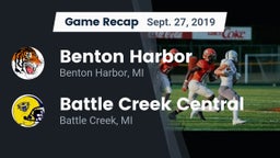 Recap: Benton Harbor  vs. Battle Creek Central  2019