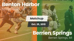 Matchup: Benton Harbor vs. Berrien Springs  2019