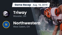 Recap: Triway  vs. Northwestern  2019