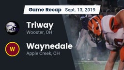 Recap: Triway  vs. Waynedale  2019