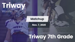 Matchup: Triway vs. Triway 7th Grade 2020