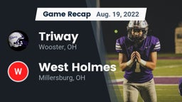 Recap: Triway  vs. West Holmes  2022