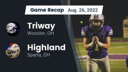 Recap: Triway  vs. Highland  2022