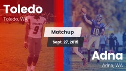 Matchup: Toledo vs. Adna  2019