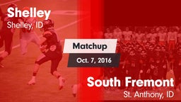 Matchup: Shelley vs. South Fremont  2016