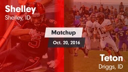 Matchup: Shelley vs. Teton  2016