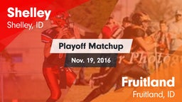 Matchup: Shelley vs. Fruitland  2016
