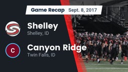 Recap: Shelley  vs. Canyon Ridge  2017