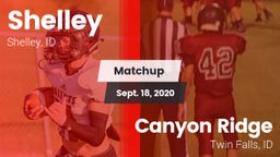 Matchup: Shelley vs. Canyon Ridge  2020