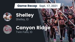 Recap: Shelley  vs. Canyon Ridge  2021