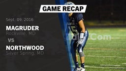 Recap: Magruder  vs. Northwood  2016