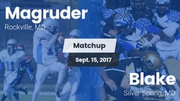 Matchup: Magruder vs. Blake  2017
