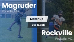 Matchup: Magruder vs. Rockville  2017