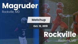 Matchup: Magruder vs. Rockville  2018