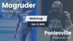 Matchup: Magruder vs. Poolesville  2019