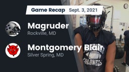 Recap: Magruder  vs. Montgomery Blair  2021
