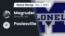 Recap: Magruder  vs. Poolesville 2021