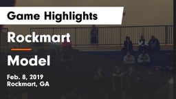 Rockmart  vs Model  Game Highlights - Feb. 8, 2019
