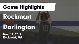 Rockmart  vs Darlington  Game Highlights - Nov. 12, 2019