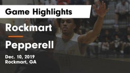 Rockmart  vs Pepperell Game Highlights - Dec. 10, 2019