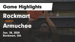 Rockmart  vs Armuchee  Game Highlights - Jan. 28, 2020