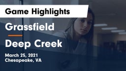 Grassfield  vs Deep Creek  Game Highlights - March 25, 2021